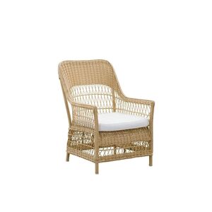 Sika Design Sika-Design Georgia Garden Dawn Lounge Chair SH: 44 cm - ALU Natur/ CY101 White