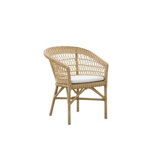 Sika Design Sika-Design Georgia Garden Emma Chair SH: 45 cm - ALU Natur/CY101 White