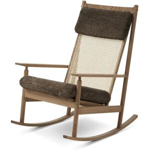 Warm Nordic Swing Rocking Chair H: 103 cm - Teak/Drake