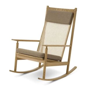 Warm Nordic Swing Rocking Chair H: 103 cm - Oak/Light Syrup