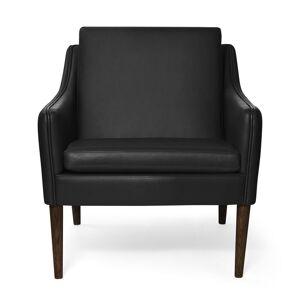 Warm Nordic Mr. Olsen Lounge Chair SH: 46 cm - Walnut/Black