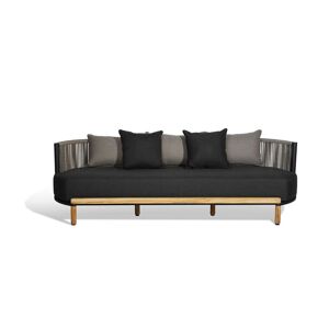 Mindo 107 3 Seater Sofa SH: 38,5 cm - Dark Grey
