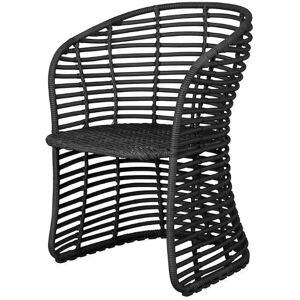 Cane-line Outdoor Basket Stol SH: 45 cm - Graphite Weave