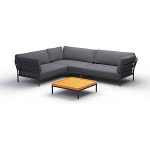 HOUE Level Loungesæt 3 personer - Dark Grey