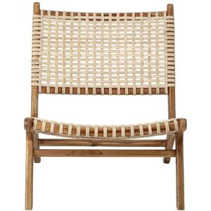 Bloomingville Keila Lounge Stol SH: 36 cm - Teak/Natur