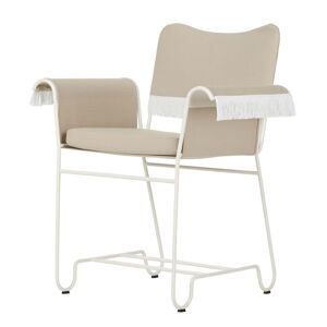 GUBI Tropique Dining Chair W. Fringes SH: 45 cm - Black/Limonta 12