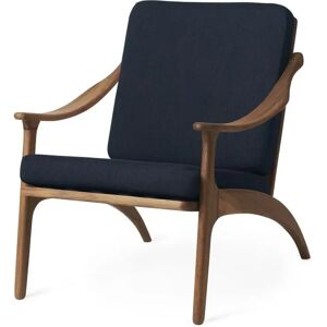 Warm Nordic Lean Back Lounge Chair SH: 41 cm - Teak/Granite Grey