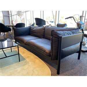 HAY Arbour 3 Seater B: 220 cm - Black Waterbased Lacquered Solid Beech / Sense Black UDSTILLINGSMODEL OUTLET