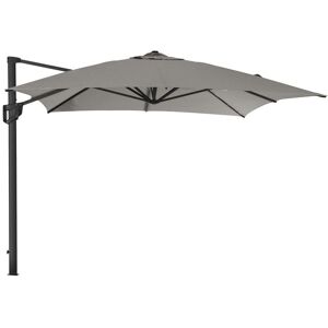 Cane-line Outdoor Hyde Luxe Hanging Parasol 300x400 cm - Taupe inkl. Hyde Luxe Parasolfod M. Hjul - Matt Grey Granite