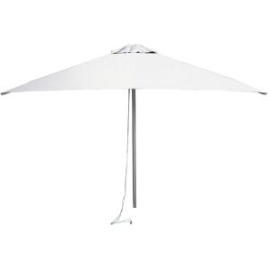 Cane-line Outdoor Habour Parasol Ø: 300 cm - White M. Parasolfod M. Hjul - Matt Grey Granite