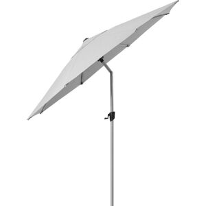 Cane-line Outdoor Sunshade Parasol M. Tilt Ø: 300 cm - Dusty White M. Parasolfod M. Hjul - Matt Grey Granite