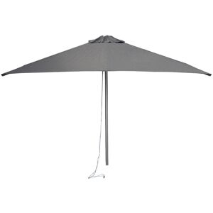 Cane-line Outdoor Habour Parasol Ø: 200 cm - Anthracite M/Grow Parasolfod M/Hjul Inkl Planteboks 50x50 cm - Lava Grey