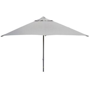 Cane-line Outdoor Major Parasol M Sliding System Ø: 300 cm - Light Grey M/Grow Parasolfod M/Hjul Inkl. Planteboks 50x50 cm - Lava Grey