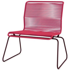 Montana Panton One Lounge Stol SH: 40 cm - Black Red/Scarlett