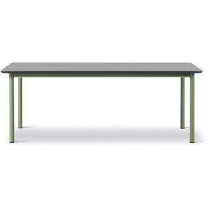 Fredericia 6631 Plan Bord 200x100 cm - Sort/Modernist Green