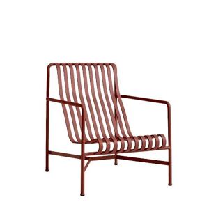 HAY Palissade Lounge Chair High SH: 38 cm - Iron Red