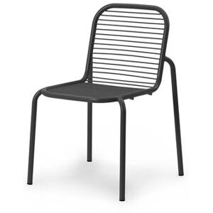 Normann Copenhagen Outdoor Vig Stol SH: 46 cm - Sort