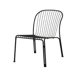 &Tradition Thorvald SC100 Space Copenhagen Outdoor Lounge Chair SH: 39,8 cm - Warm Black