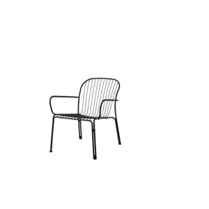 &Tradition Thorvald SC101 Space Copenhagen Outdoor Lounge Armchair SH: 39,8 cm - Warm Black