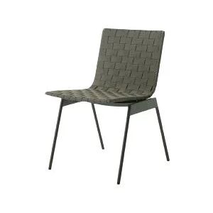 &Tradition Ville AV33 Andersen & Voll Outdoor Side Chair SH: 46 cm - Bronze Green