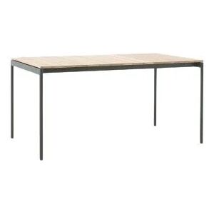 &Tradition Ville AV25 Andersen & Voll Outdoor Dining Table 90x150 cm - Bronze Green/Teak