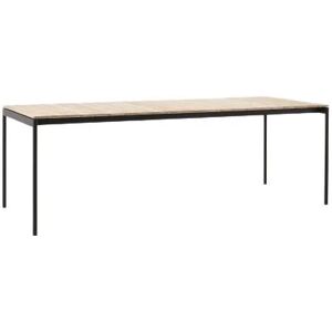 &Tradition Ville AV26 Andersen & Voll Outdoor Dining Table 90x220 cm - Bronze Green/Teak