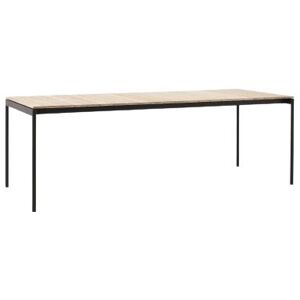 &Tradition Ville AV26 Andersen & Voll Outdoor Dining Table 90x220 cm - Warm Black/Teak