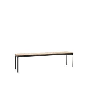 &Tradition Ville AV28 Andersen & Voll Outdoor Bench 40x180 cm - Warm Black/Teak