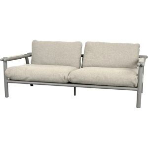 Cane-line Outdoor Sticks 2-Seater Sofa B: 194 cm - Taupe/Desert Sand