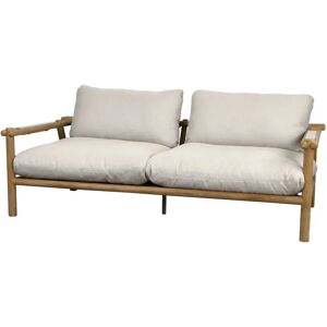 Cane-line Outdoor Sticks 2-Seater Sofa B: 194 cm - Teak/Sand