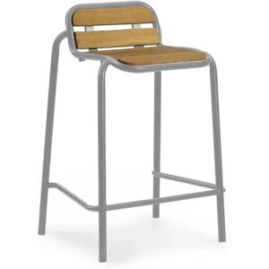 Normann Copenhagen Outdoor Vig Barstol 65 cm Robinia - Grå