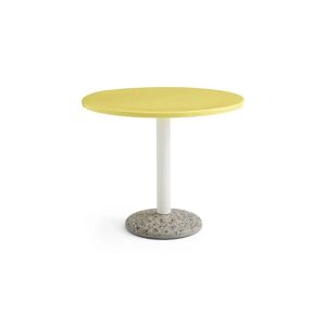 HAY Ceramic Table Ø: 90 cm - Bright Yellow FORUDBESTIL: AUGUST