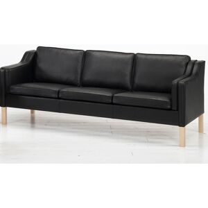 Mogens Hansen MH195 2 Pers Sofa L: 150 cm - Premium Læder / Sort