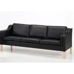 Mogens Hansen MH195 2,5 Pers Sofa L: 179 cm - Premium Læder / Sort