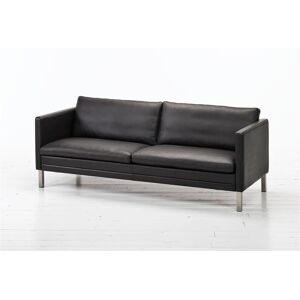 Mogens Hansen MH276 2,5 Pers Sofa L: 180 cm - Premium Læder / Sort