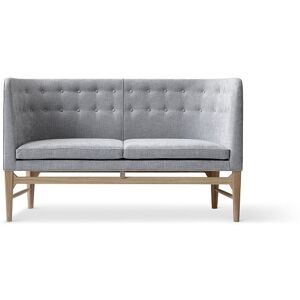 &Tradition AJ6 Mayor 2 Pers. Sofa L: 138cm - Grå/Hvidolieret Eg