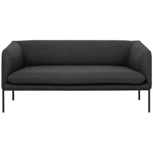 Ferm Living Turn Sofa 2 Pers Fiord L: 160cm - Solid Dark Grey