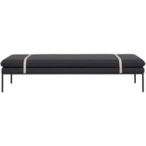 Ferm Living Turn Daybed Fiord L: 190 cm - Solid Dark Grey