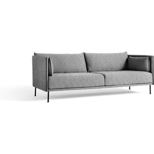 HAY Silhouette 3 Personers Sofa Mono L: 212 cm - Olavi 03 / Black