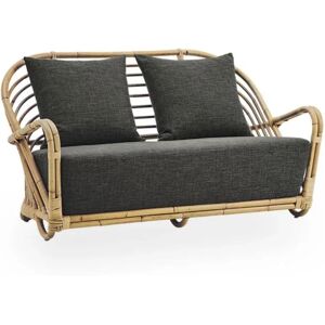 Sika Design Sika-Design Charlottenborg 2 Pers. Sofa inkl. Hynde & Puder L: 137 cm - Natural/A669 Dark Grey