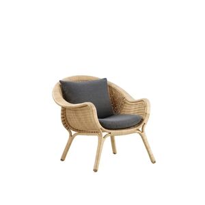 Sika Design Sika-Design Madame Lænestol inkl. Sæde- og Ryghynde SH: 43 cm - Natur/B585 Yeti Blue