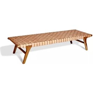 Encoded Daybed 200x70 cm - Teak / Natural Læder