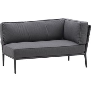 Cane-line Outdoor Conic 2 Pers. Sofa Venstre Modul L: 140 cm - Grey