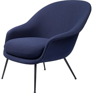 GUBI Bat Lounge Chair Low Back - Sort/Vidar 554