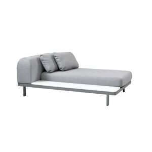 Cane-line Outdoor Spacer 2 Pers. Sofa L: 180 cm - Light Grey/White HI Core