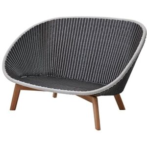 Cane-line Outdoor Peacock 2-pers. sofa - Light Grey