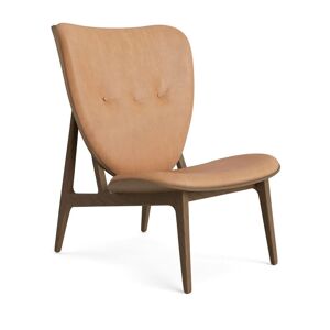 NORR11 Elephant Lounge Chair Leather SH: 38 cm - Light Smoked Oak/Dunes Camel 21004