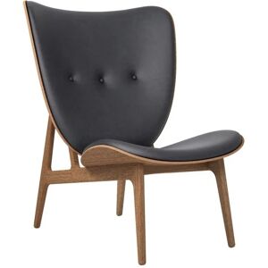 NORR11 Elephant Lounge Chair Leather SH: 38 cm - Light Smoked Oak/Dunes Anthracite 21003