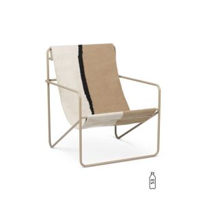 Ferm Living Desert Lounge Chair 63x77,5 cm - Cashmere/Soil
