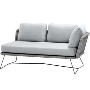 Cane-line Outdoor Horizon 2 Pers. Sofa Modul Venstre - Light Grey